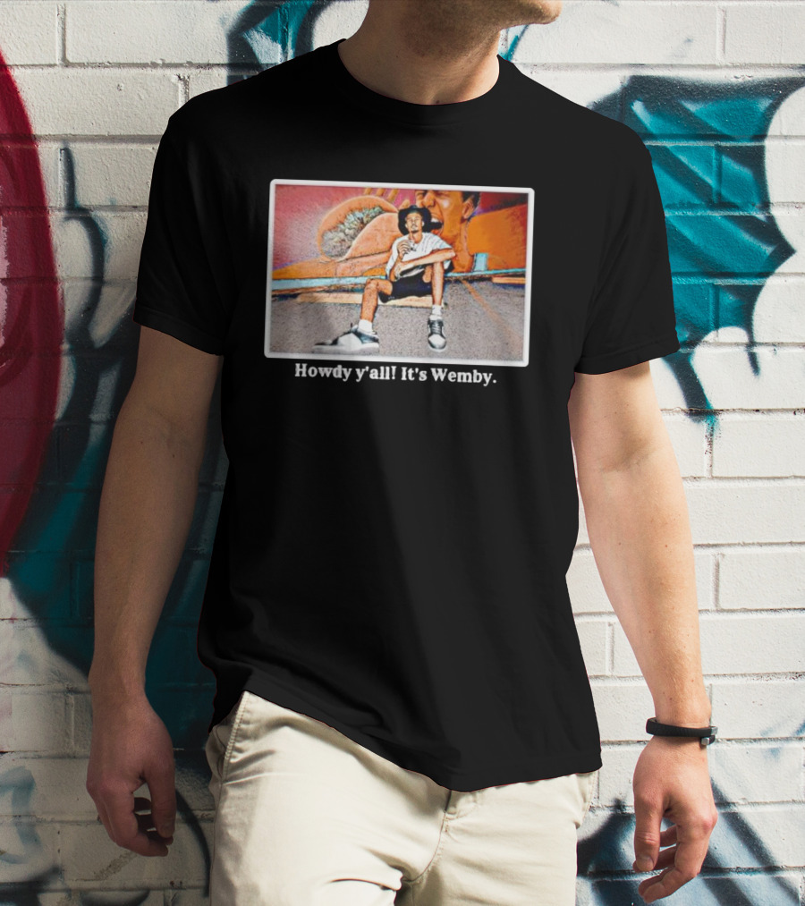Howdy Y’all It’s Wemby Vintage Style Retro T-Shirt
