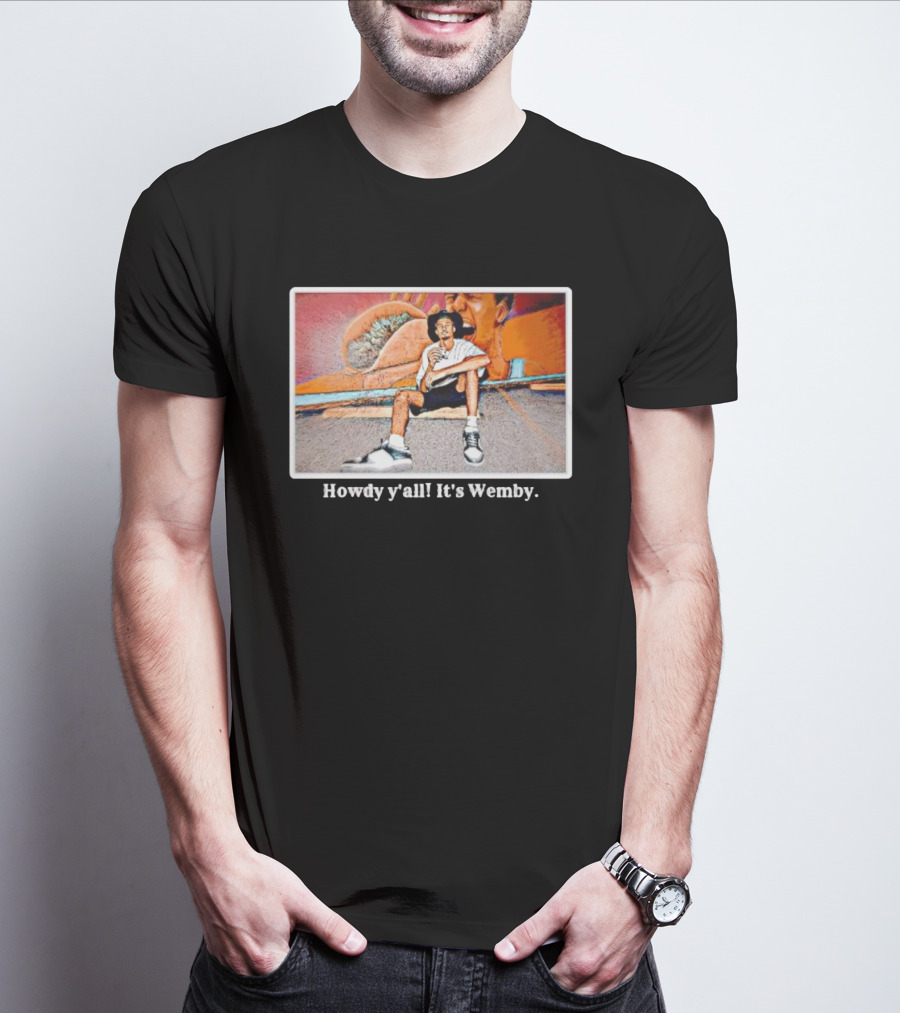 Howdy Y’all It’s Wemby Vintage Style Retro T-Shirt