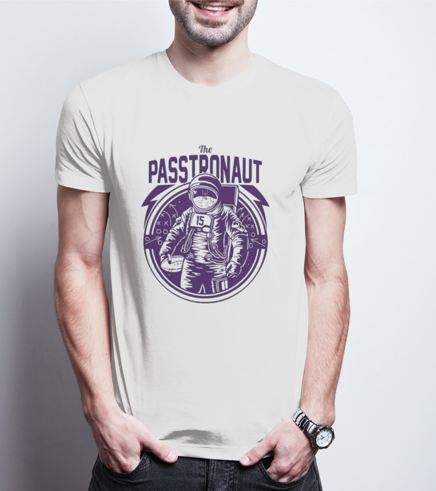 Minnesota Vikings The Passtronaut Astronaut Player Number 15 T-Shirt