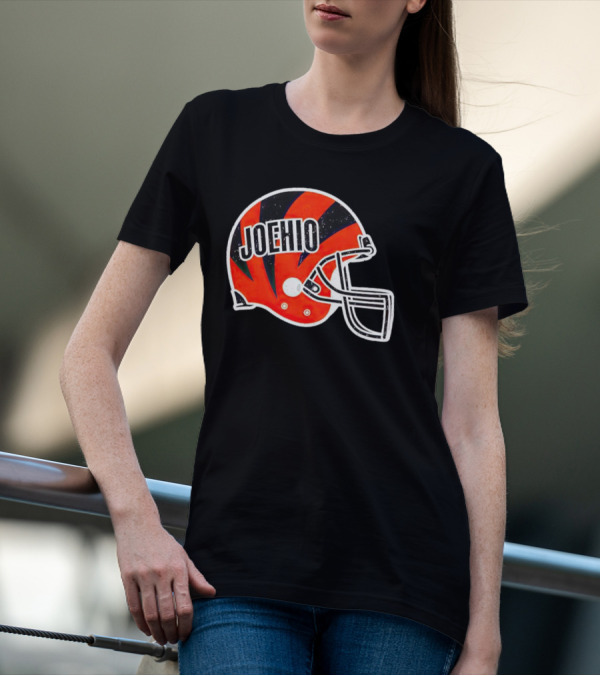 Cincinnati Bengals Joehio Football Helmet T-Shirt