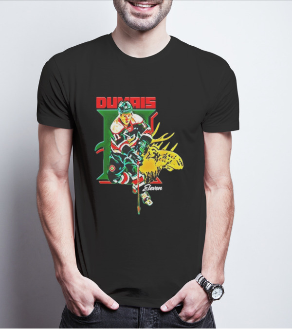 Dumais Eleven Halifax Mooseheads Hockey Player Image T-Shirt