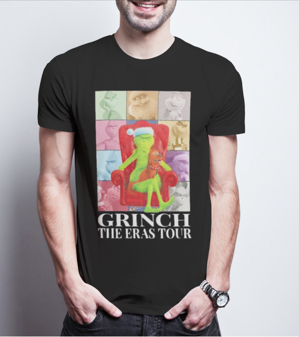 Grinch The Eras Tour Christmas T-Shirt