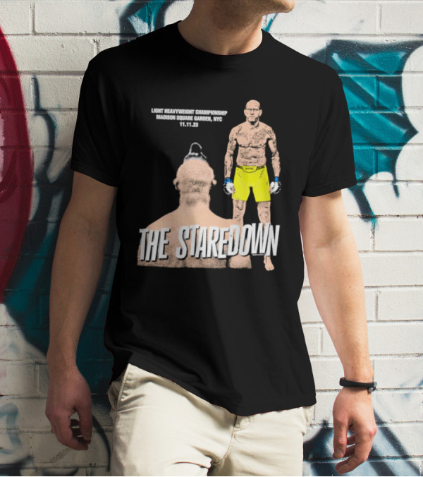 Light Heavyweight Championship The Staredown Madison Square Garden NYC 11.11.23 T-Shirt