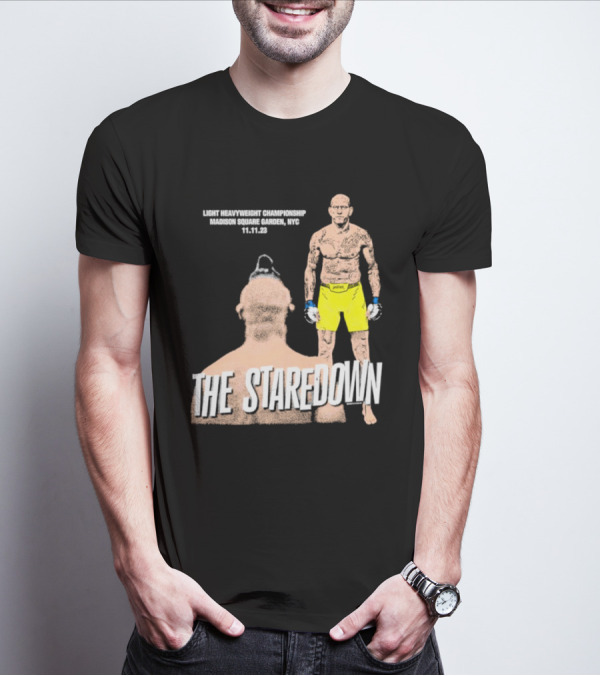 Light Heavyweight Championship The Staredown Madison Square Garden NYC 11.11.23 T-Shirt