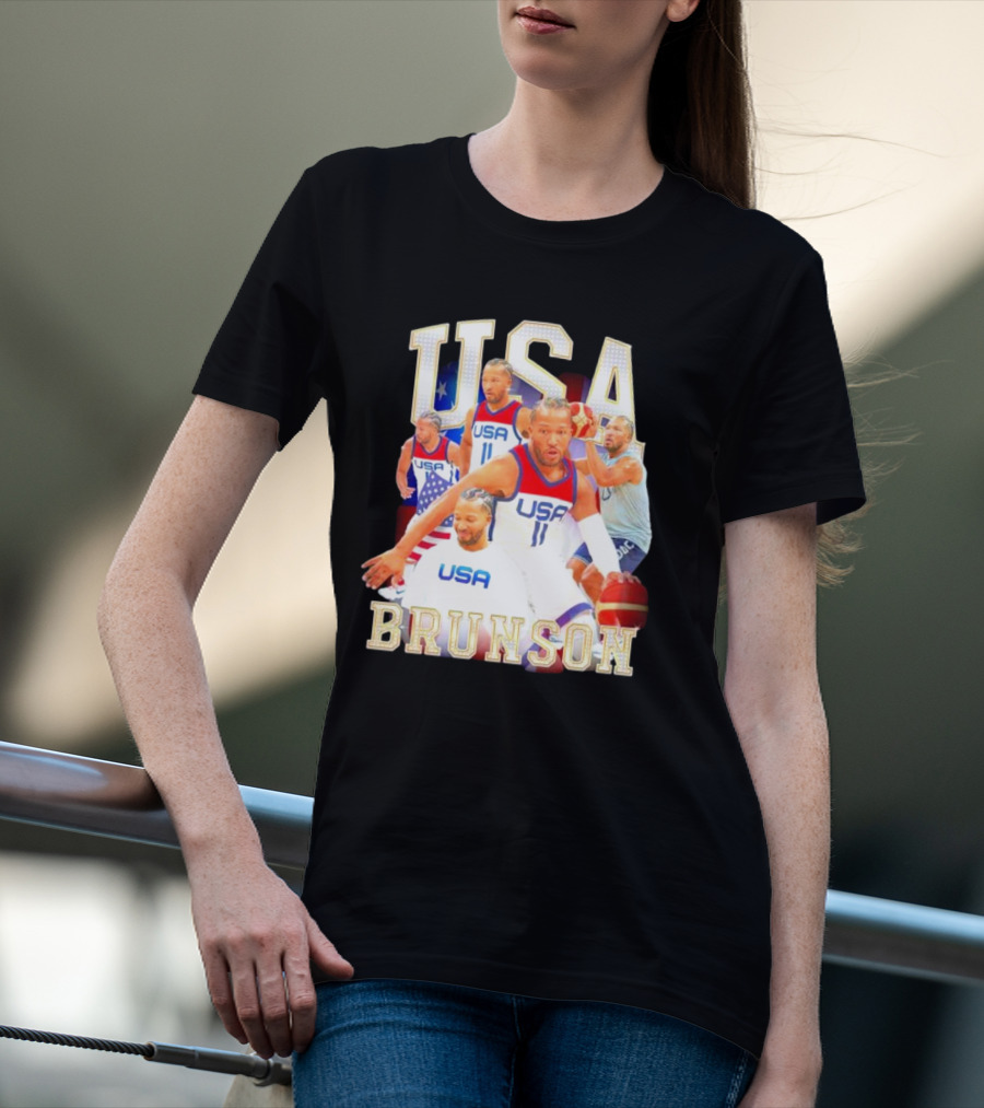 USA Brunson Basketball FIBA T-Shirt