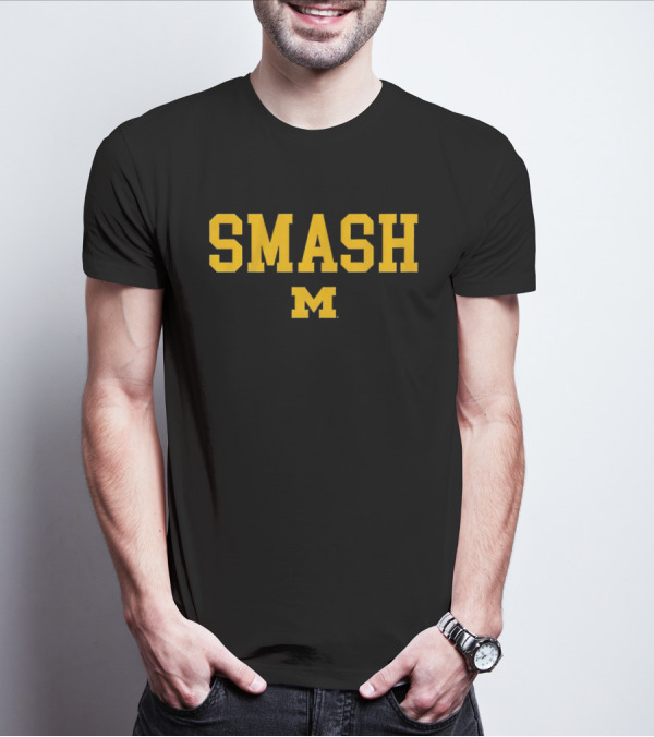 Michigan Wolverines Smash M T-Shirt