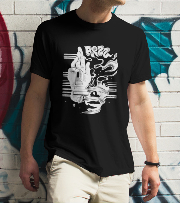 Rezz Perception Hand Staircase And Psychedelic Elements T-Shirt