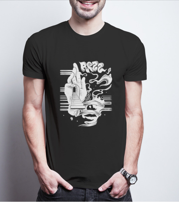 Rezz Perception Hand Staircase And Psychedelic Elements T-Shirt