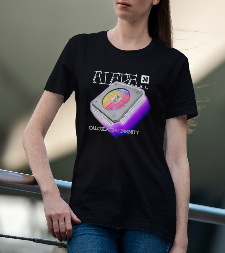 Aleph Null Calculating Infinity With Chip T-Shirt