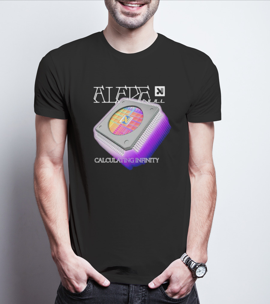 Aleph Null Calculating Infinity With Chip T-Shirt