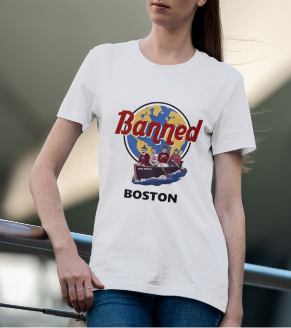 Banned Boston World Traveler Silhouette Adventure T-Shirt