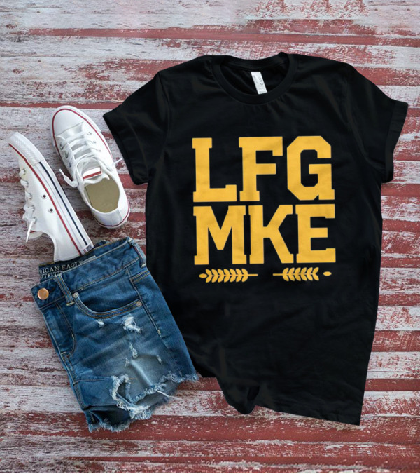 Milwaukee Brewers LFG MKE Wheat Stalks T-Shirt