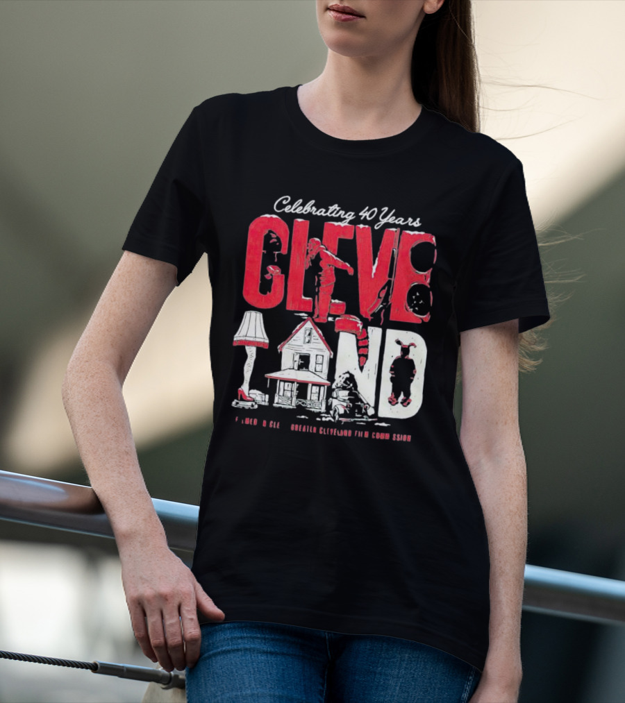 Celebrating 40 Years Cleveland Greater Cleveland Film Commission T-Shirt
