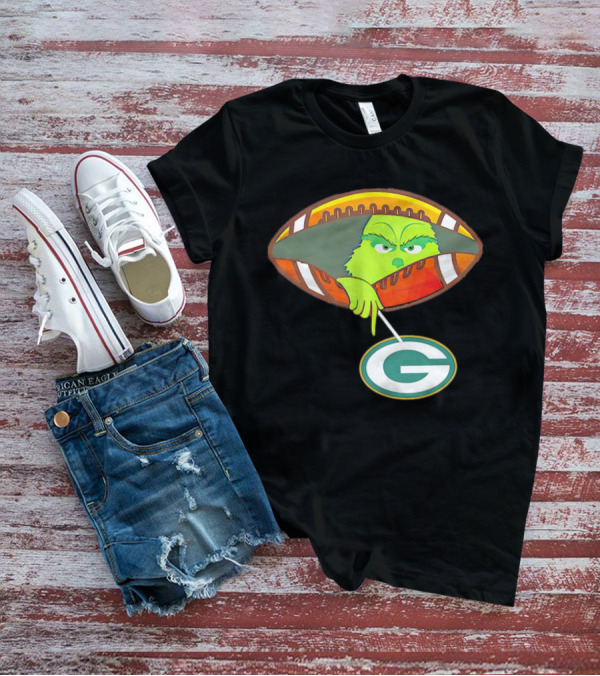 Grinch Ew Football Green Bay Packers Mockery T-Shirt