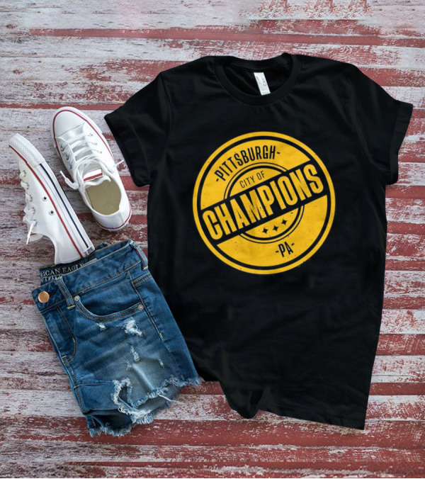 Pittsburgh City Of Champions Emblem PA T-Shirt