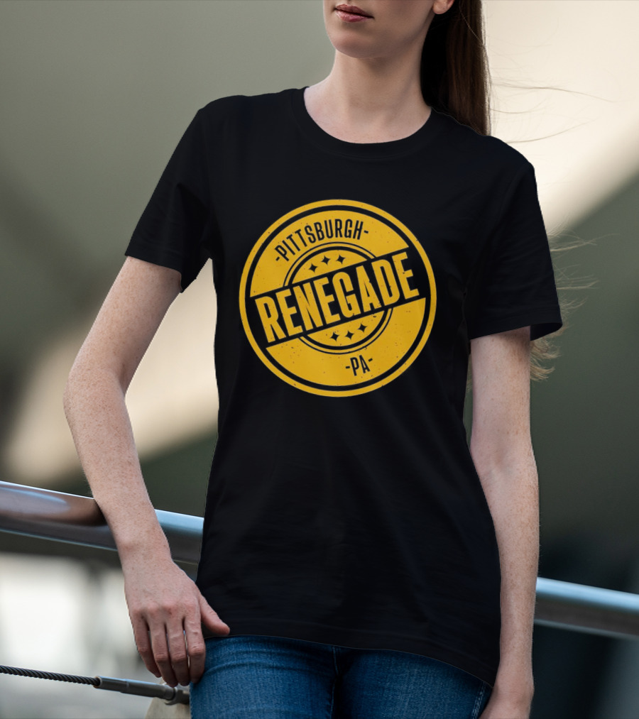 Pittsburgh Renegade PA Vintage Badge T-Shirt
