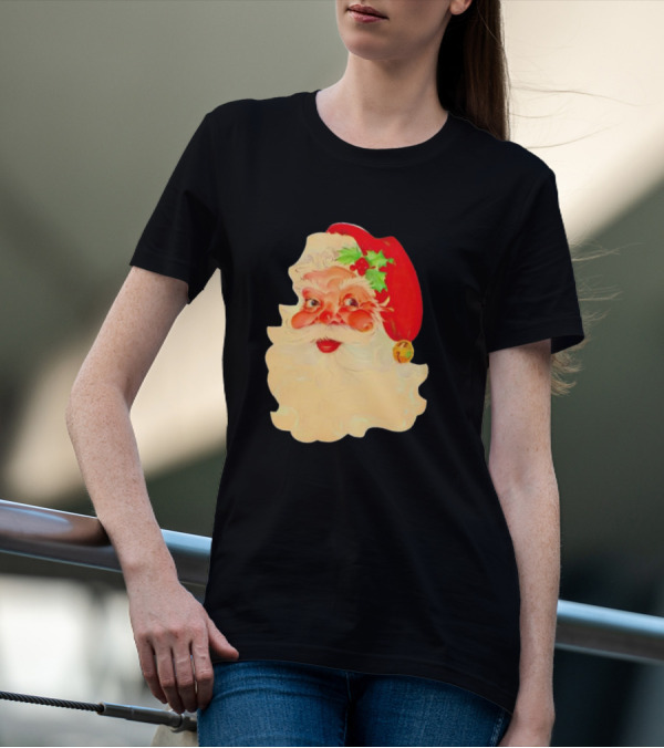 Santa Claus Vintage 1960s Christmas Nostalgia T-Shirt