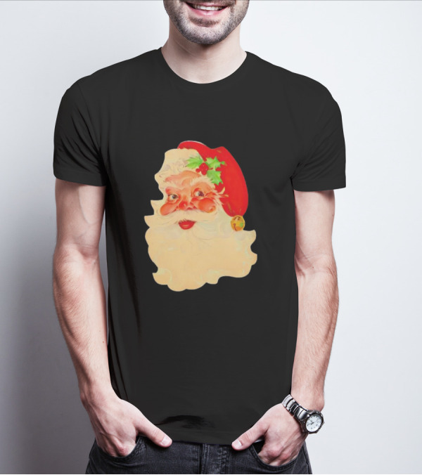 Santa Claus Vintage 1960s Christmas Nostalgia T-Shirt