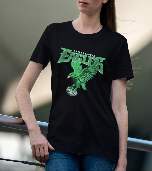 Philadelphia Eagles Green Soaring Eagle T-Shirt