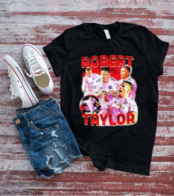 Robert Taylor Inter Miami CF Bootleg Style Collage T-Shirt