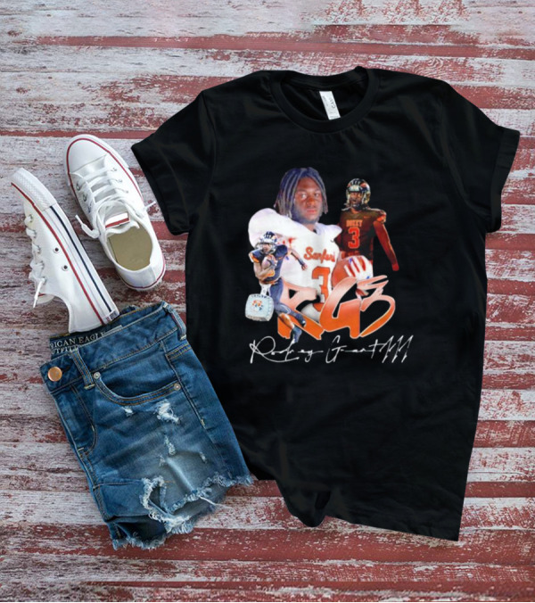 Rockey Grant RG3 Sanford Heavy 3 Football T-Shirt