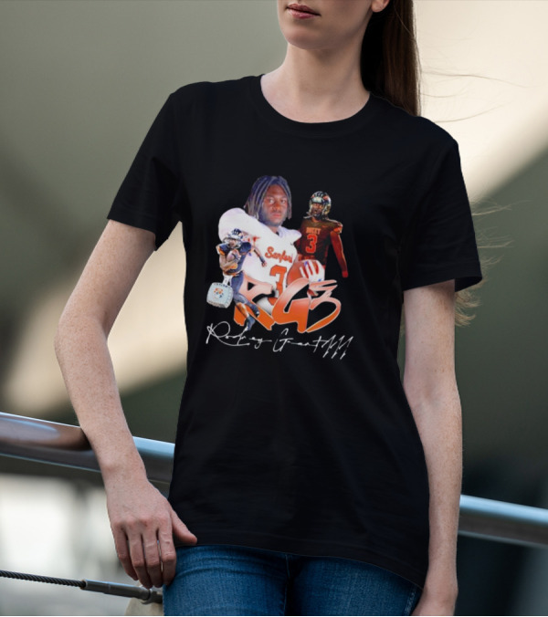 Rockey Grant RG3 Sanford Heavy 3 Football T-Shirt