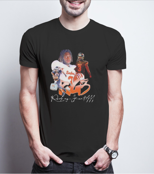 Rockey Grant RG3 Sanford Heavy 3 Football T-Shirt