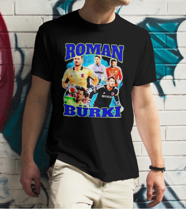 Roman Bürki Soccer Goalkeeper Collage Bootleg T-Shirt