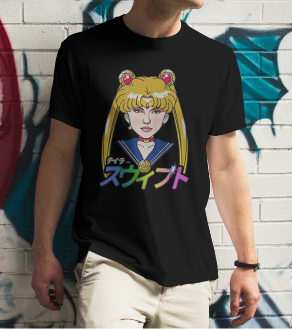 Sailor Moon Taylor Swift Anime Crossover Meme T-Shirt