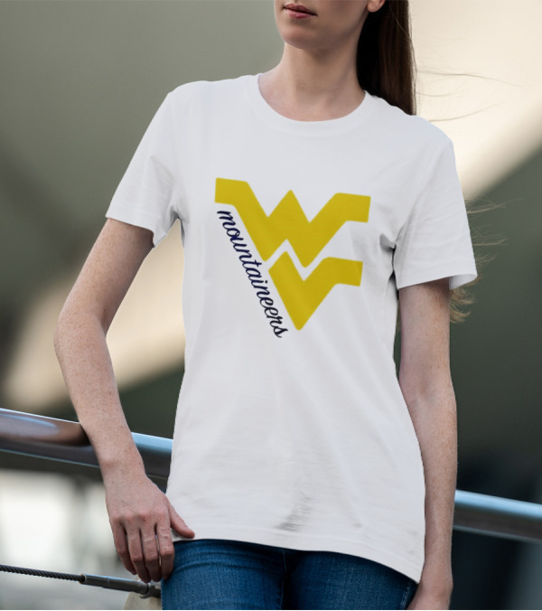 WVU Mountaineers Yellow WV T-Shirt