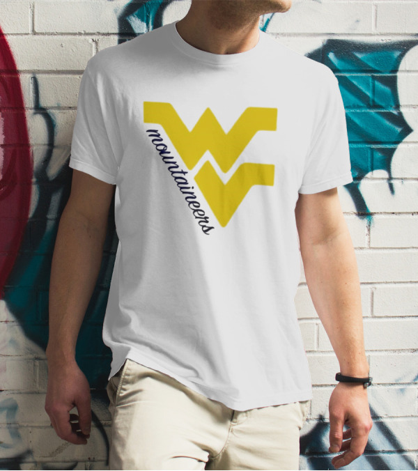WVU Mountaineers Yellow WV T-Shirt