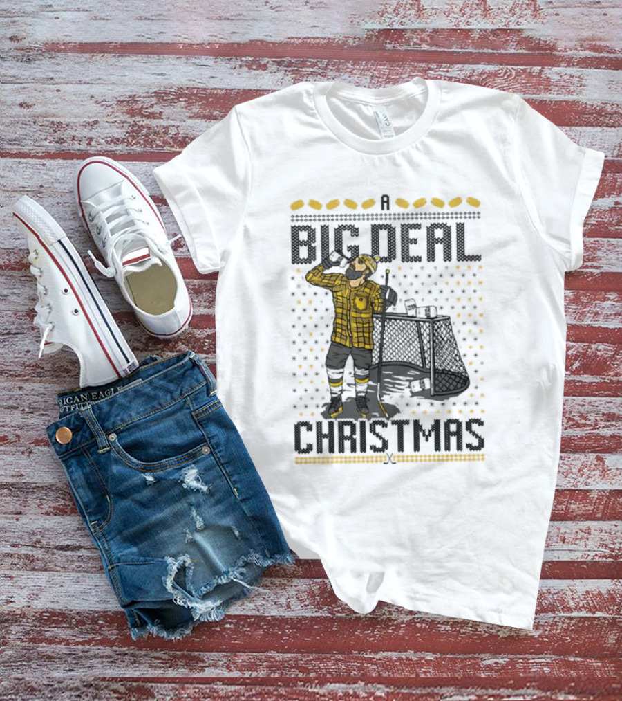 Big Deal Christmas Hockey Goalie T-Shirt