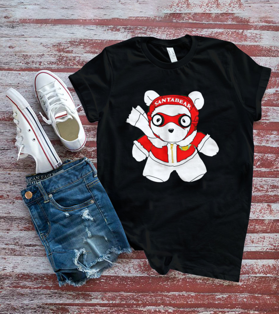 Santa Bear Aviator Christmas Minnesota T-Shirt