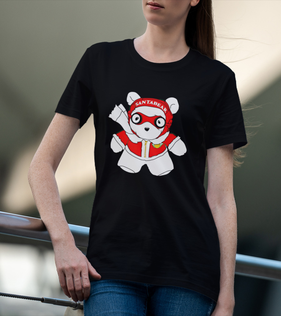 Santa Bear Aviator Christmas Minnesota T-Shirt