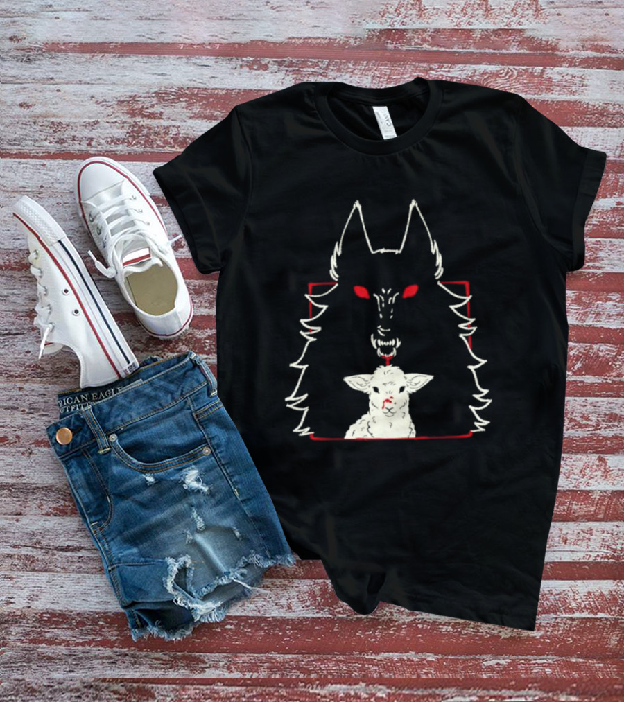 Duplicity By Morsusmania Wolf And Lamb Duality T-Shirt