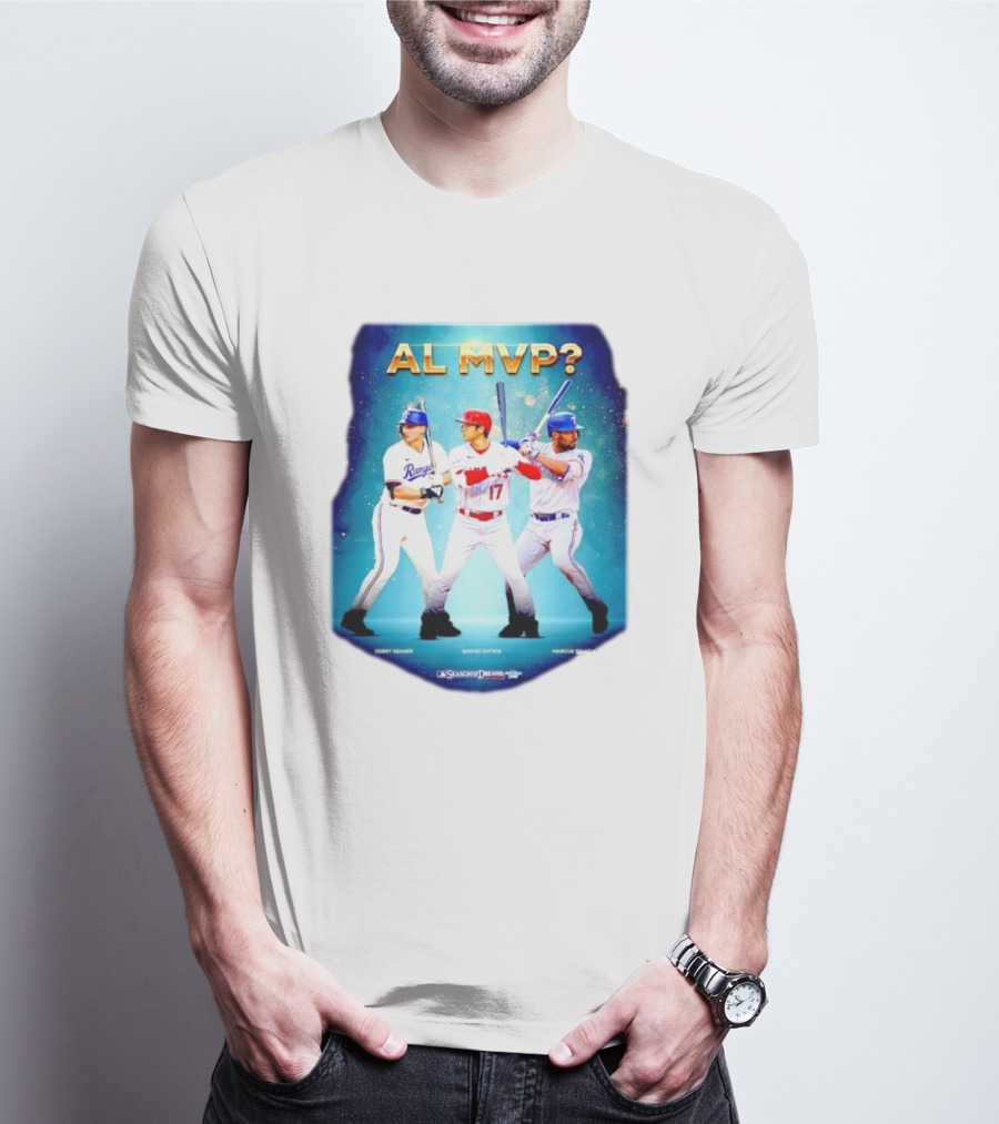 AL MVP Corey Seager Shohei Ohtani Marcus Semien Season Dreams T-Shirt