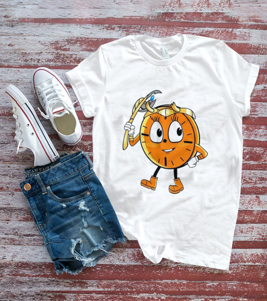 Time For Glorious Purpose Clock Character With Scepter T-Shirt