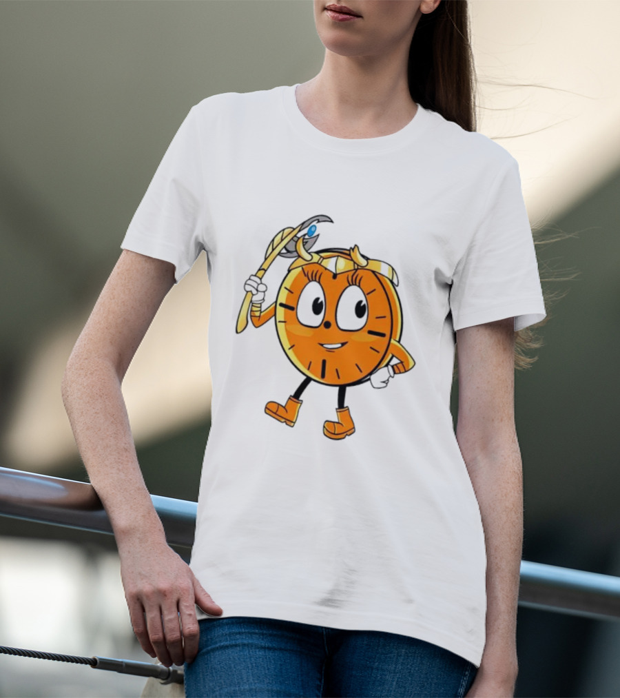 Time For Glorious Purpose Clock Character With Scepter T-Shirt