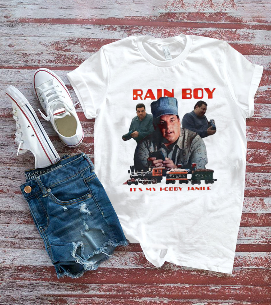 Tony Soprano Train Boy It's My Hobby Janice T-Shirt