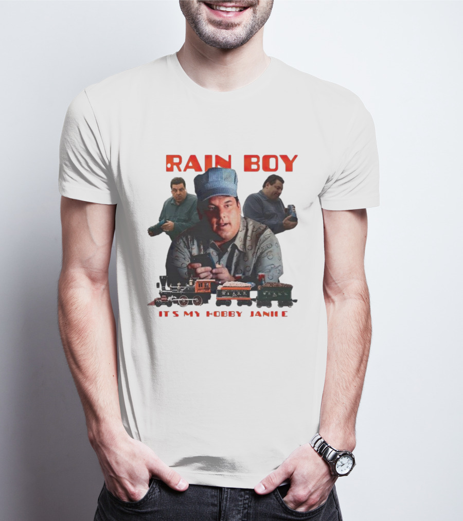 Tony Soprano Train Boy It's My Hobby Janice T-Shirt