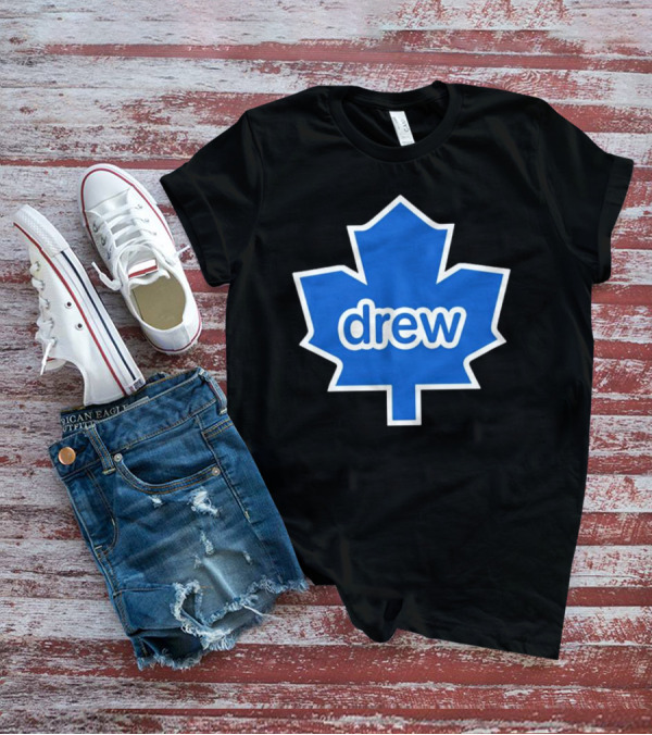 Toronto Maple Leaf Drew Logo Blue Leaf T-Shirt