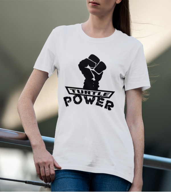 Turtle Power Fist Revolution Bold Iconic T-Shirt