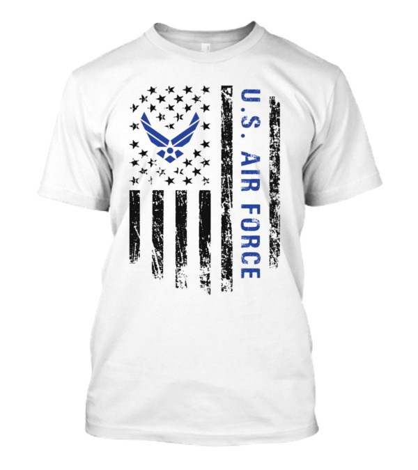 U.S. Air Force Veteran American Flag Emblem T-Shirt