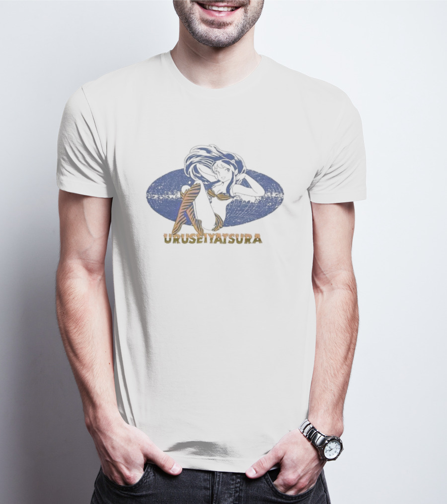 Vintage 80s Uruseiyatsura Anime Retro Character T-Shirt