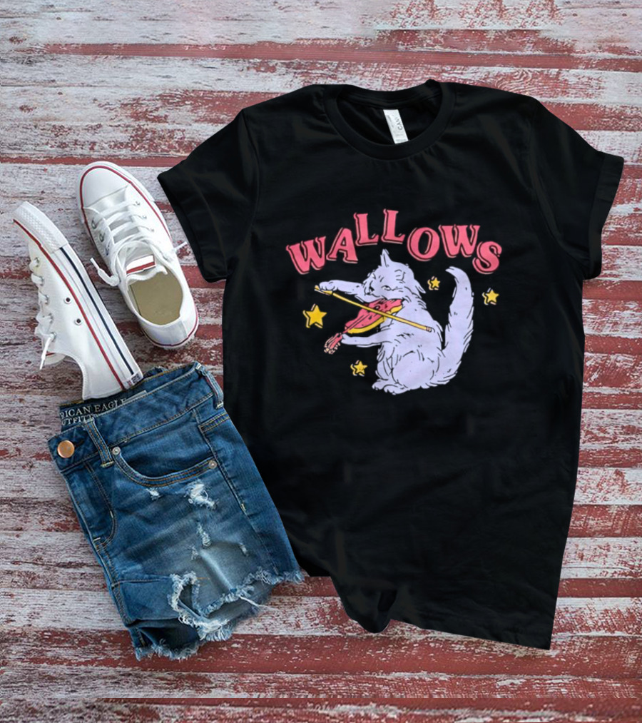 Wallows Playing Cat Fiddle With Stars T-Shirt