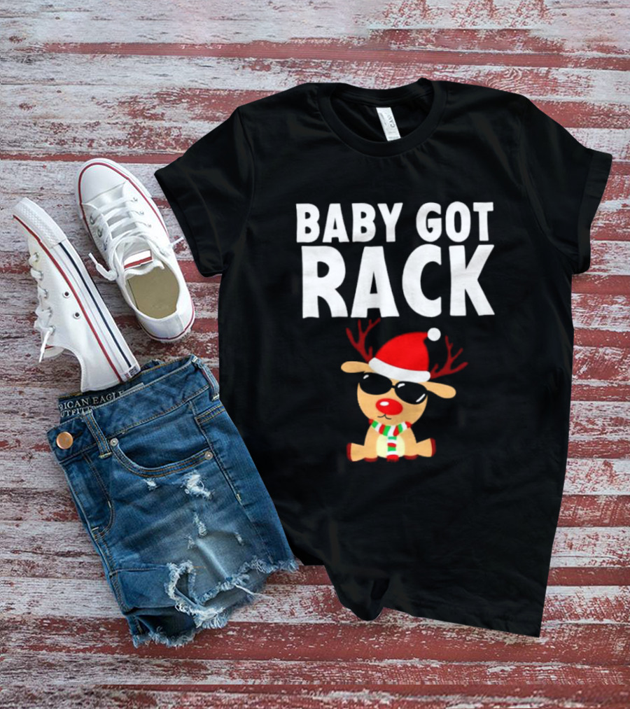Baby Got Rack Reindeer Christmas T-Shirt