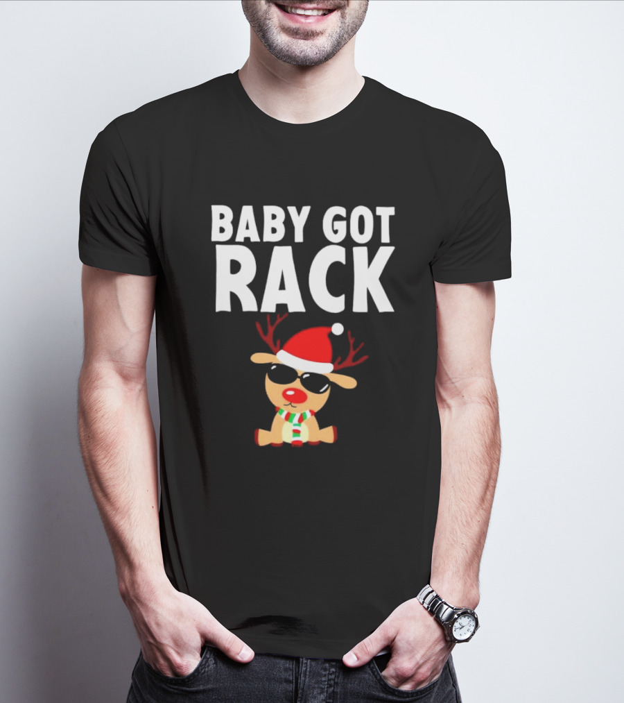 Baby Got Rack Reindeer Christmas T-Shirt