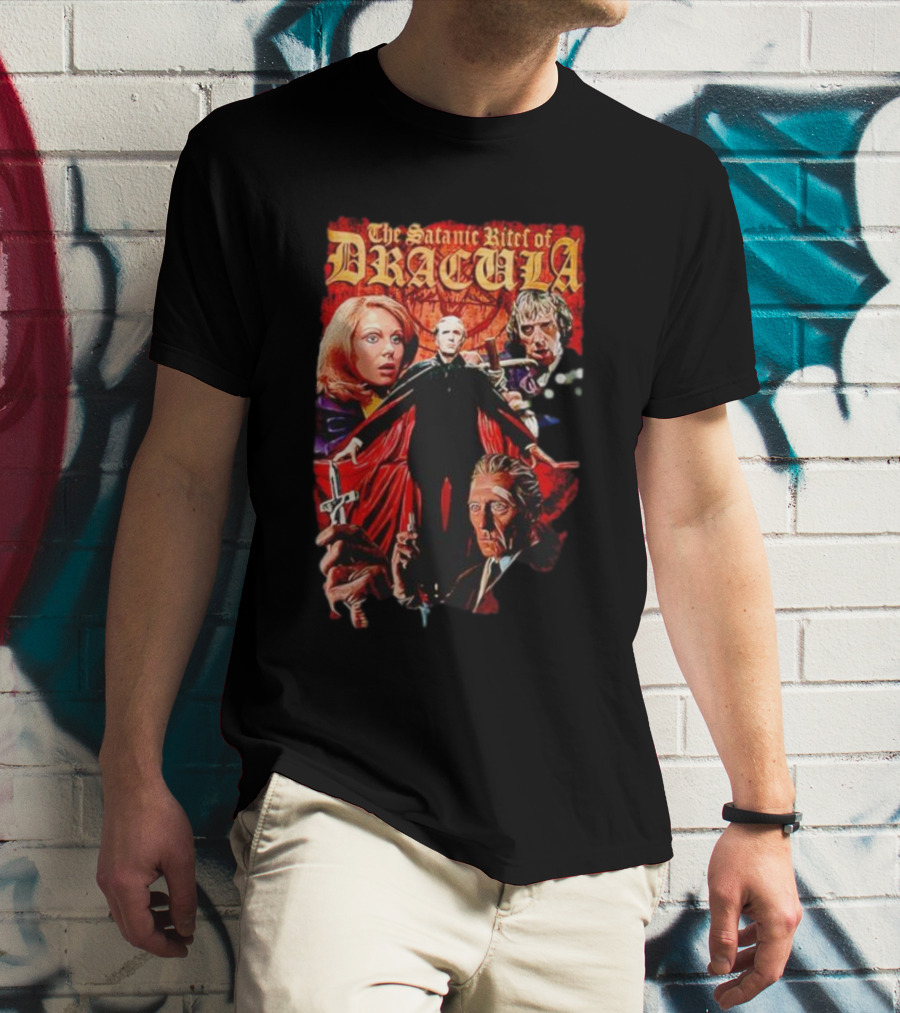 The Satanic Rites Of Dracula Vintage Movie T-Shirt
