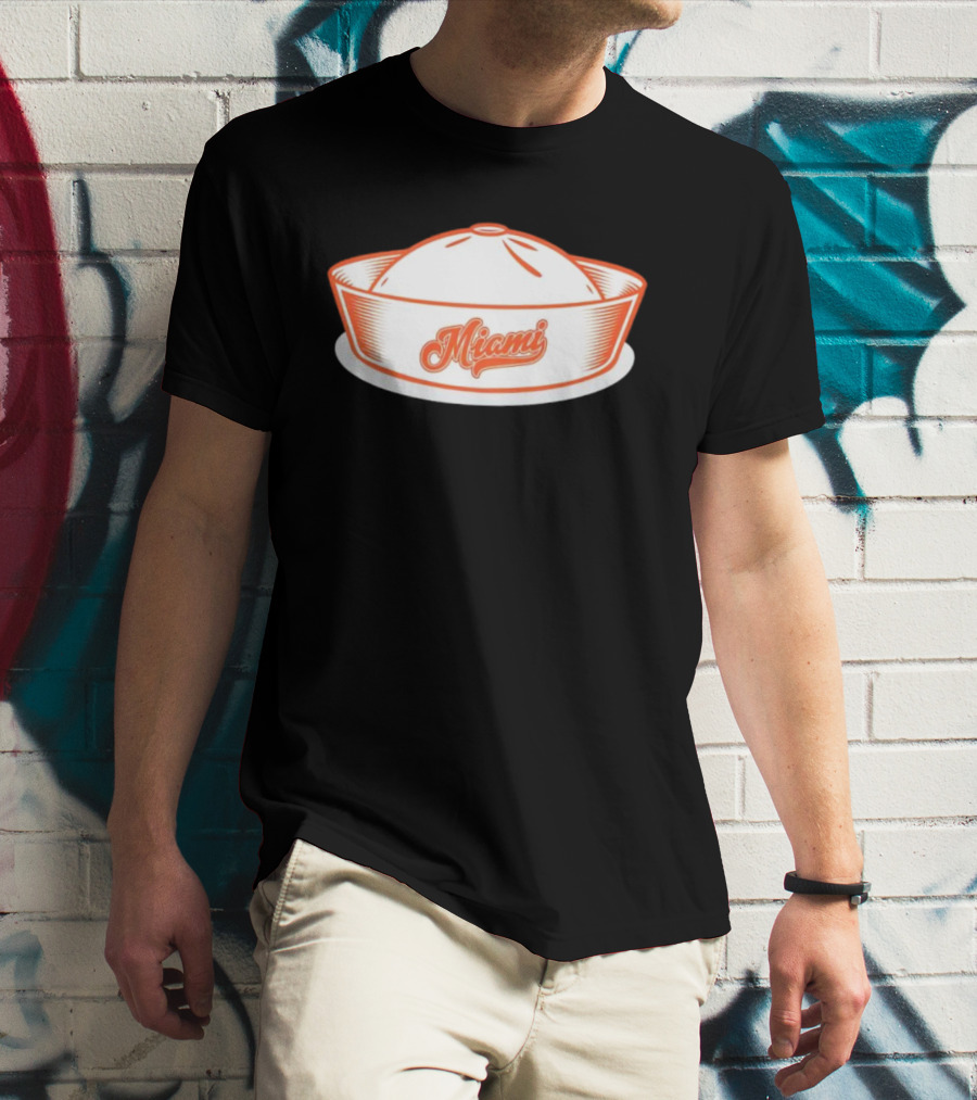 Miami Sailor Hat T-Shirt