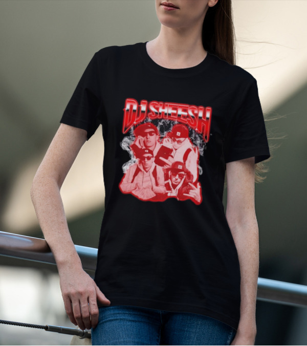 DJ Sheesh Smoking Cool Vibes With Cyclops Crew T-Shirt